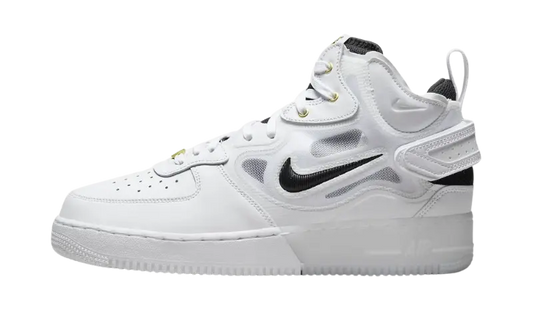 Nike Air Force 1 Mid React 40th Anniversary White Black - MTHOR SHOP