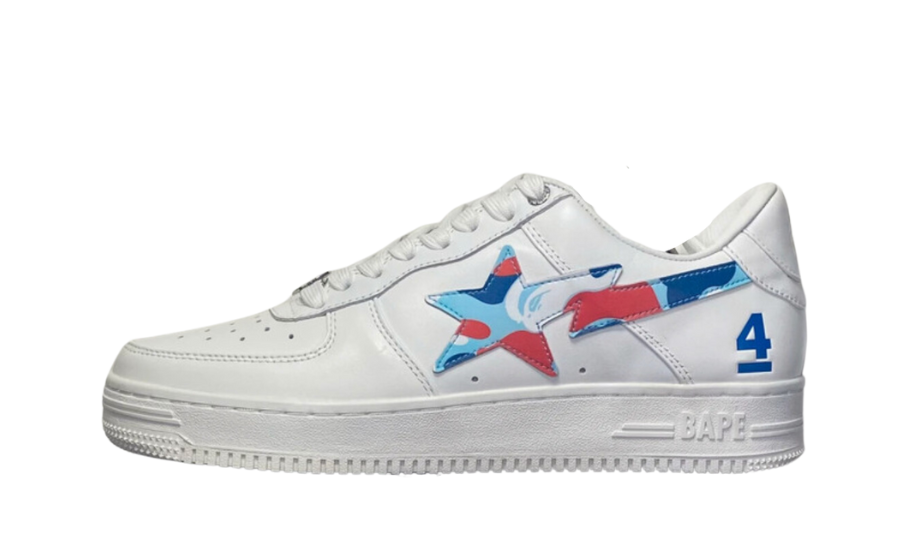 A Bathing Ape Bape Sta White Multi Camo 1H72191004