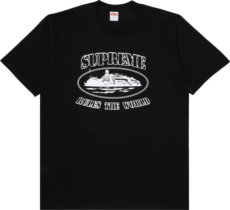 Supreme Corteiz Rules The World Tee Black