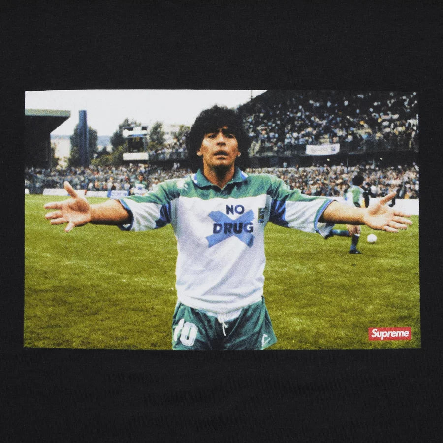 Supreme Maradona Tee Black