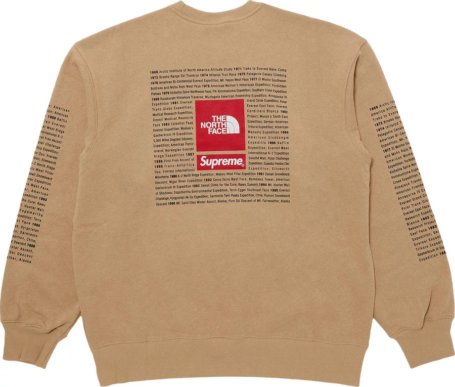 Supreme The North Face Crewneck Khaki