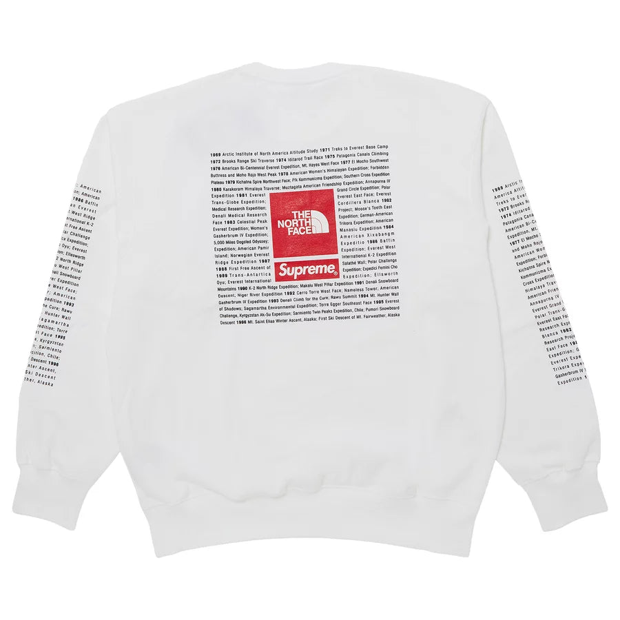 Supreme The North Face Crewneck White