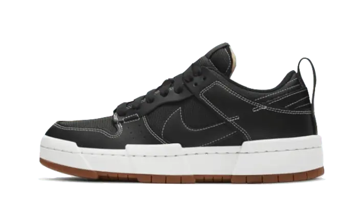 Nike Dunk Low Disrupt Black White Gum - CK6654-002