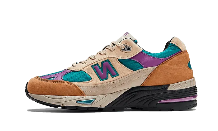 New Balance 991 Made In UK Palace Brown Teal