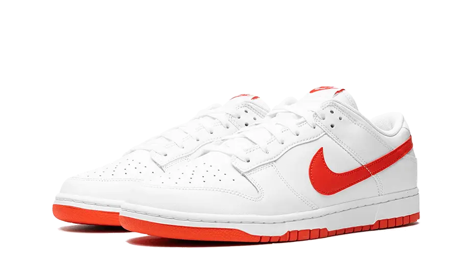 Nike Dunk Low Retro White Picante Red